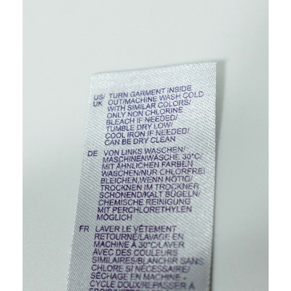 NYDJ Peasant Top Womens Small Blue Geo Print Flowy Boho Chic - Picture 10 of 14